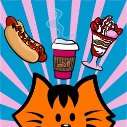 Kikimoji Food - Cat Stickers