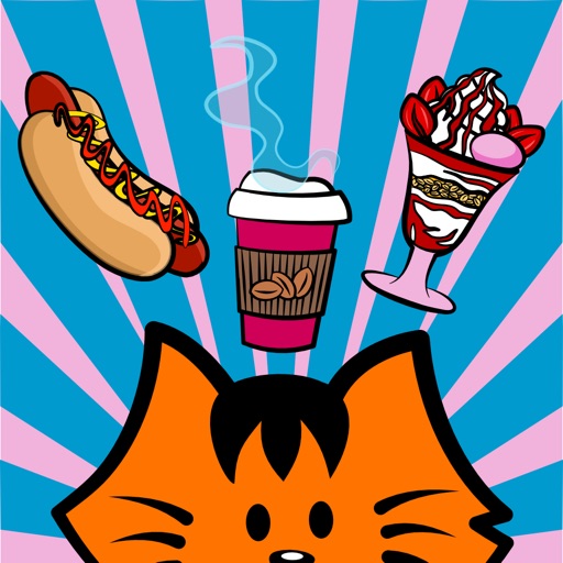 Kikimoji Food - Cat Stickers icon