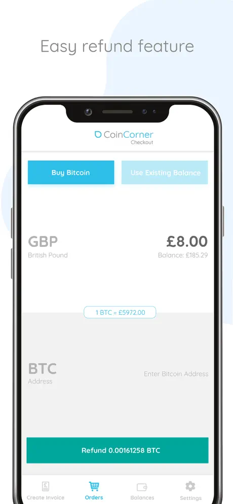 CoinCorner - Checkout
