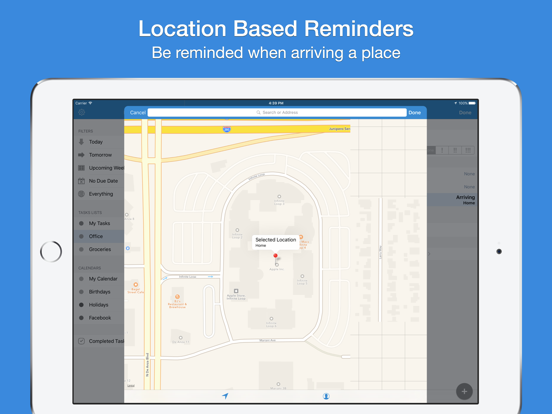 gTasks for Google Tasks iPad screenshot 5 - Productivity app