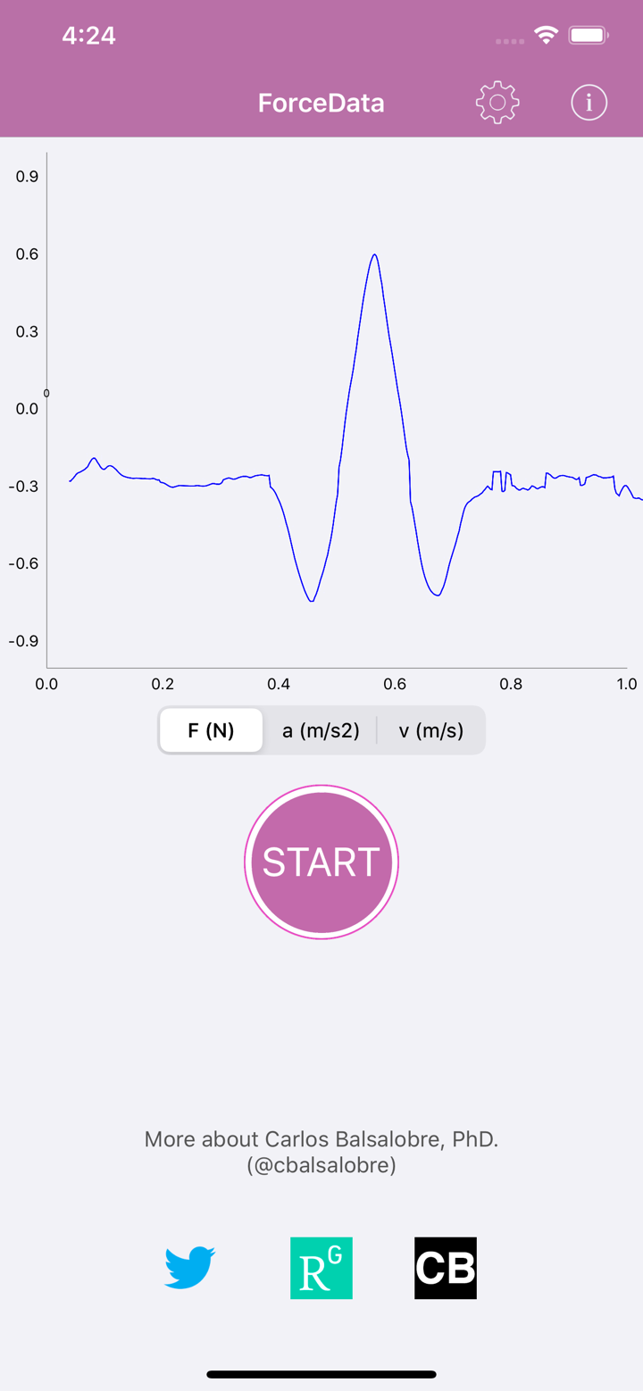ForceData screenshot 1