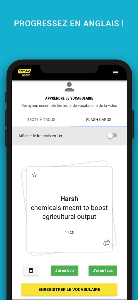 Streamglish anglais