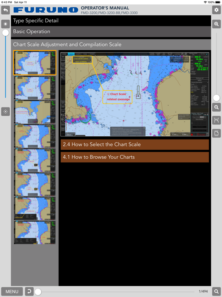 #5. IMMAJ-ECDIS E-Manual (iOS) By: JAPAN MARINE SCIENCE INC.