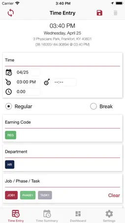 On-Time Web Mobile screenshot 2