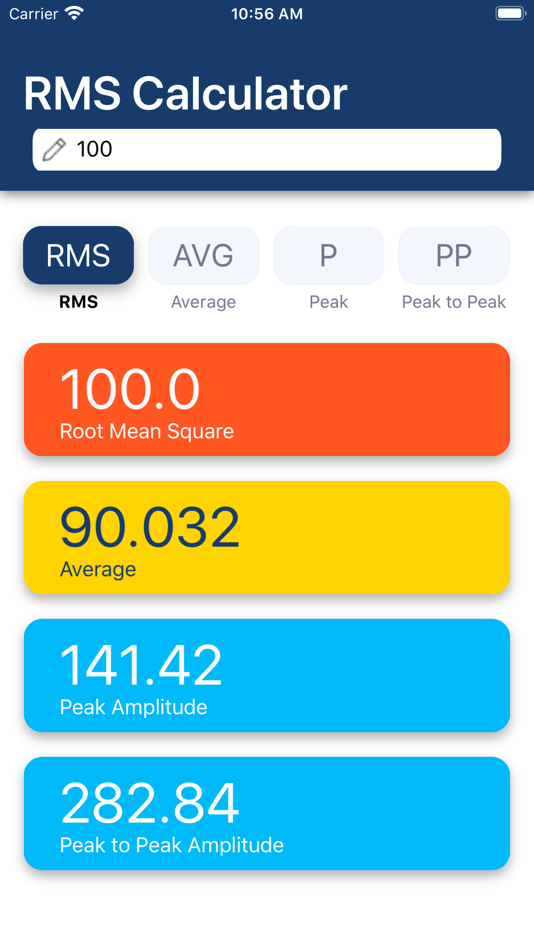 #2. RMS Calculator (iOS) Podle: Kei Suefuji