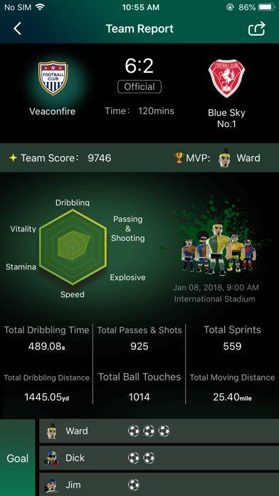 Trops Football iPhone screenshot