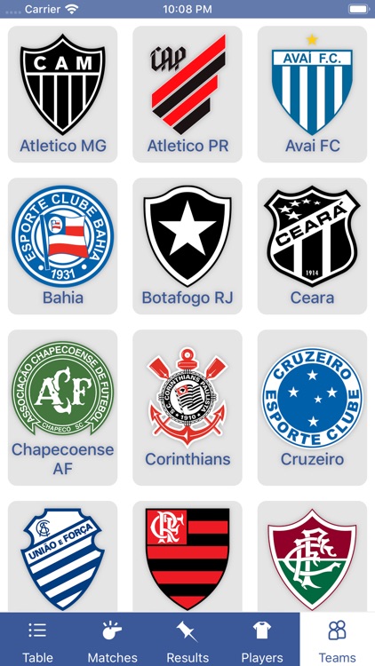 InfoLeague - Brasileirao