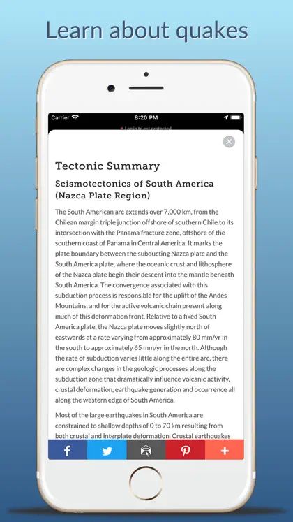 Screenshot 3 von 6 zu Earthquake & Tsunami Alerts