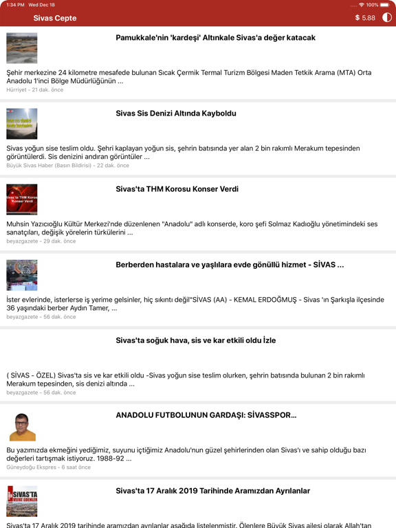 Screenshot #4 pour Sivas Cepte - Güncel Haberler