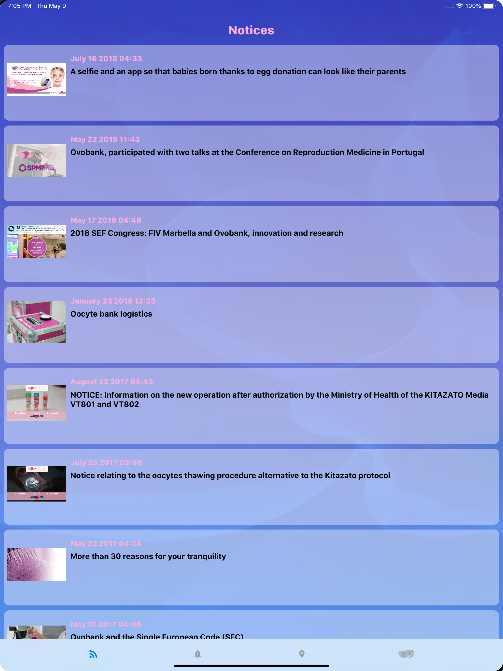 Ovomatch Collaborating Centers
