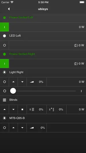 ubisys Smart Home screenshot 2
