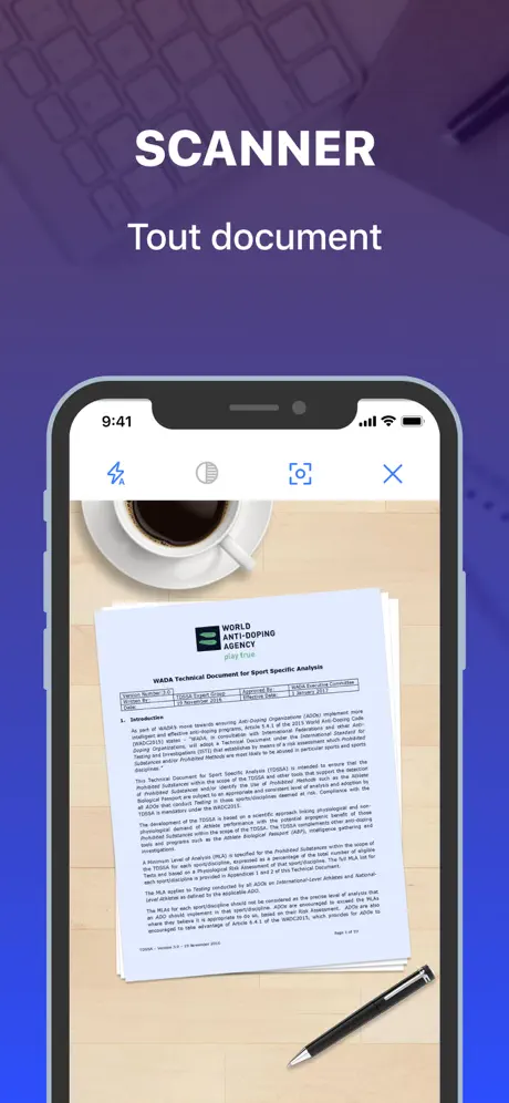Mobile Scanner: Modifier PDF