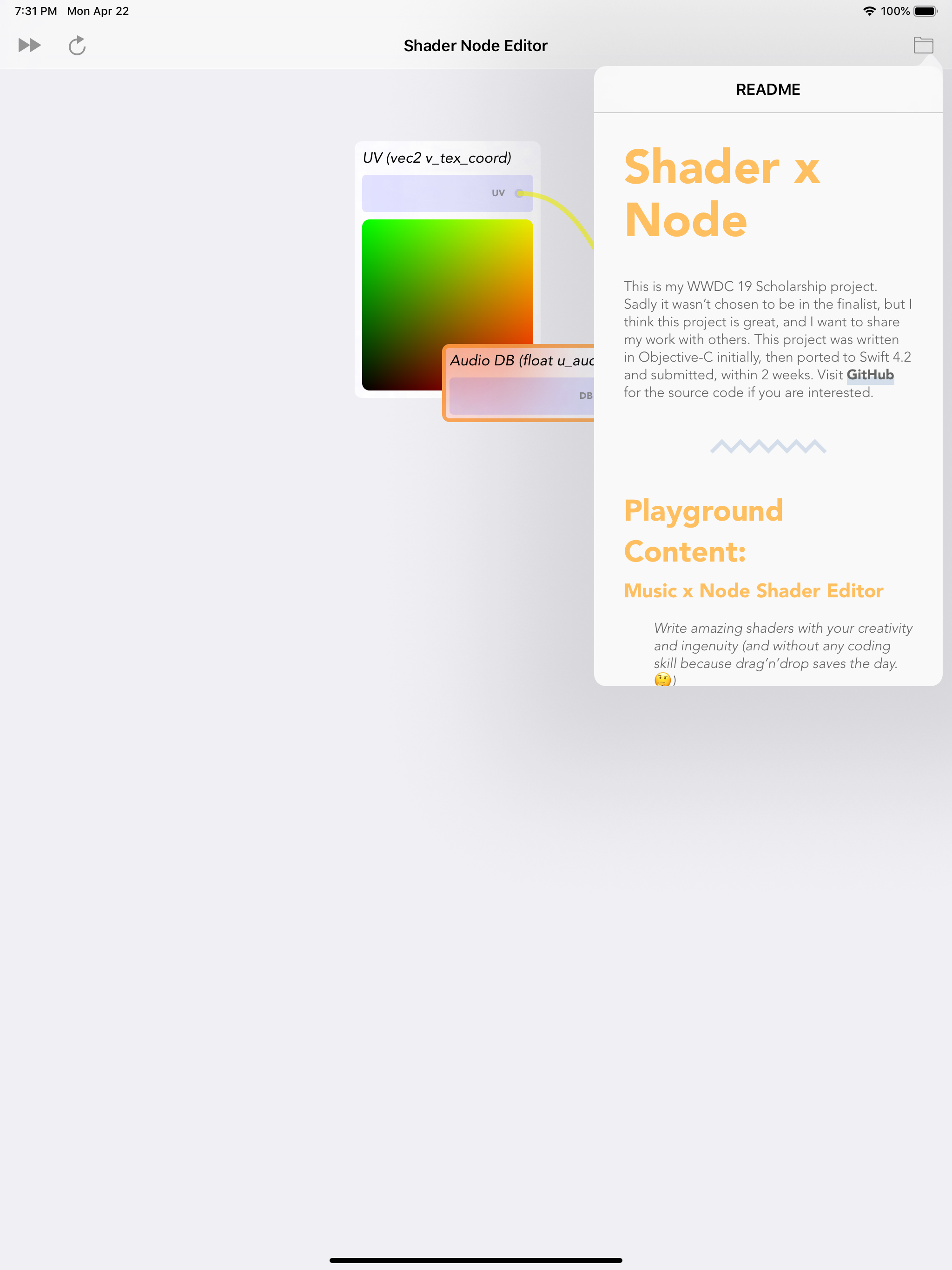 Shader × Node