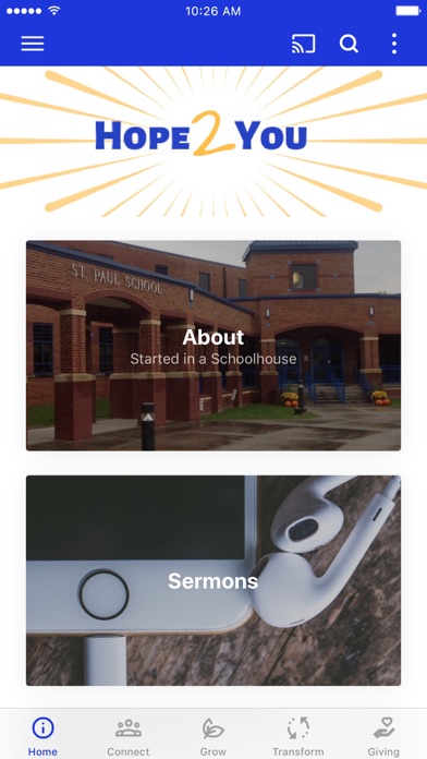 Screenshot 1 of Hope 2 You App