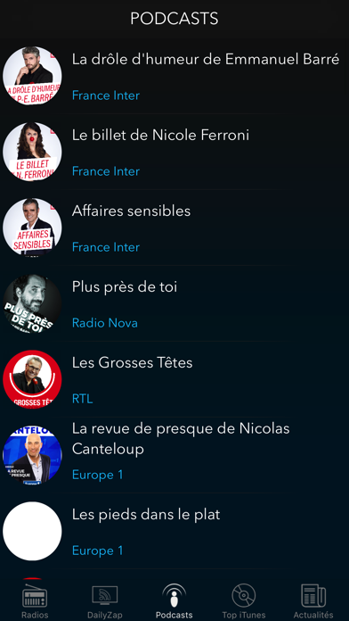 Screenshot #2 pour Radio FM France et Podcasts