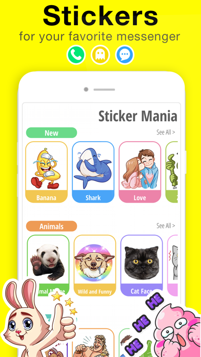 Screenshot #1 pour Sticker Mania