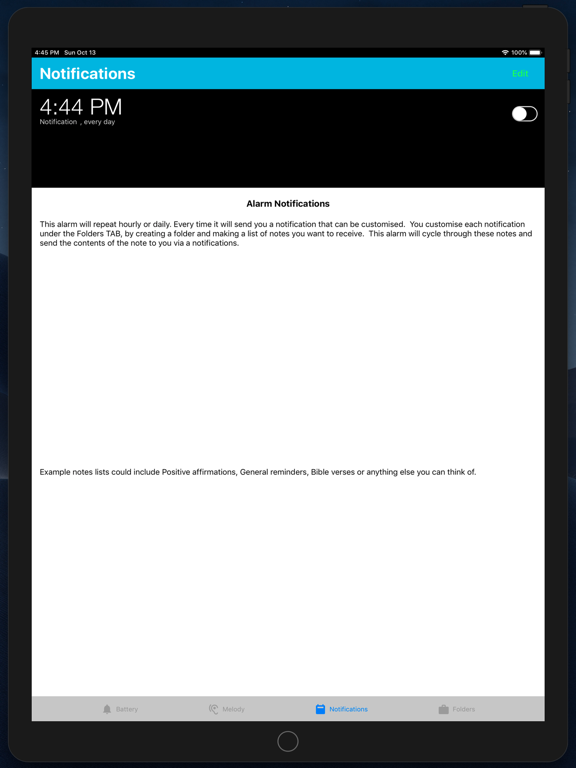 Screenshot #4 for Battery Life Alarm & Reminders