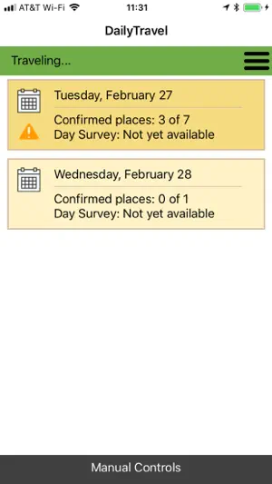 Westat DailyTravel screenshot 2