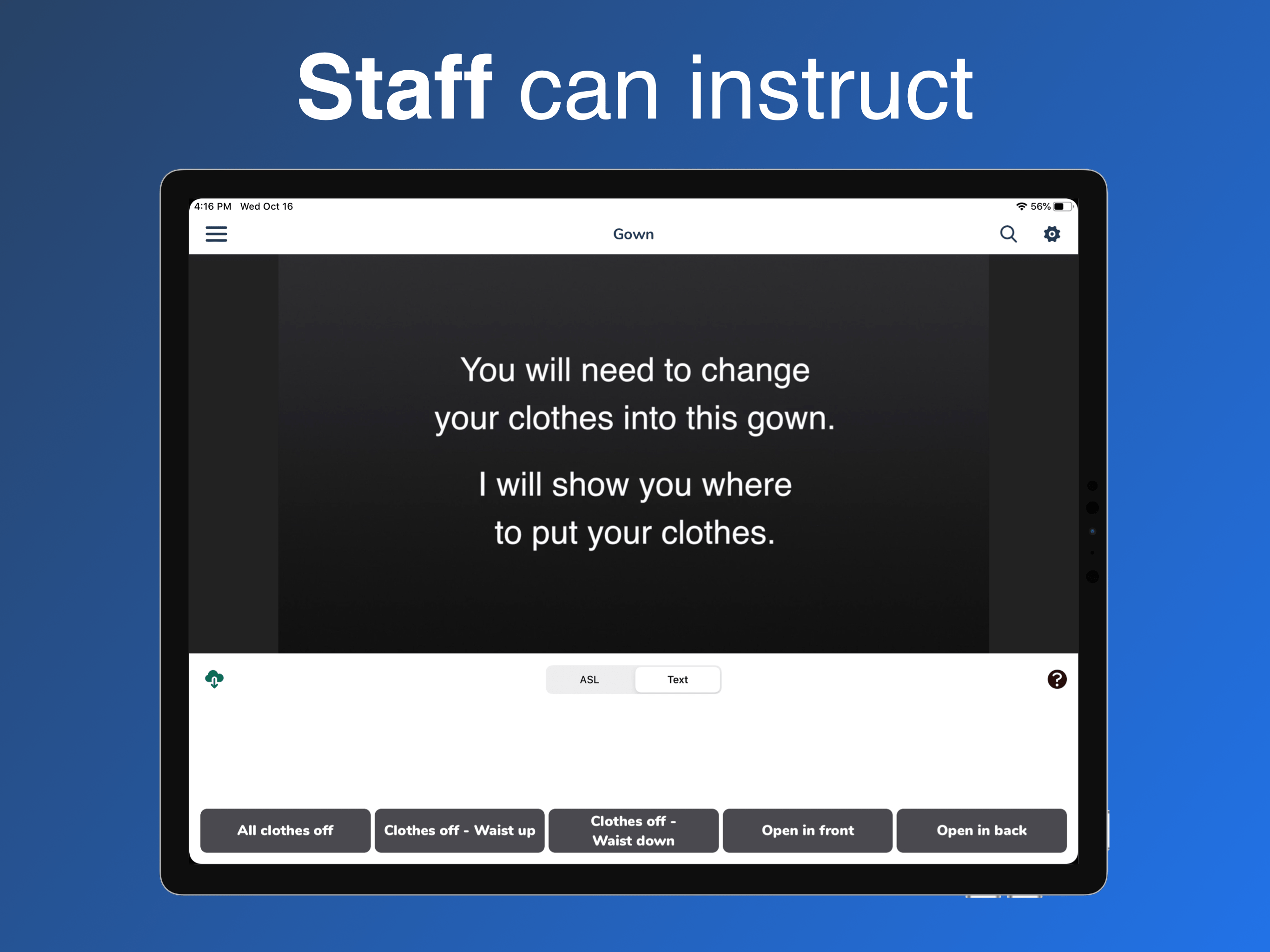 MedAccess with ASL & Text