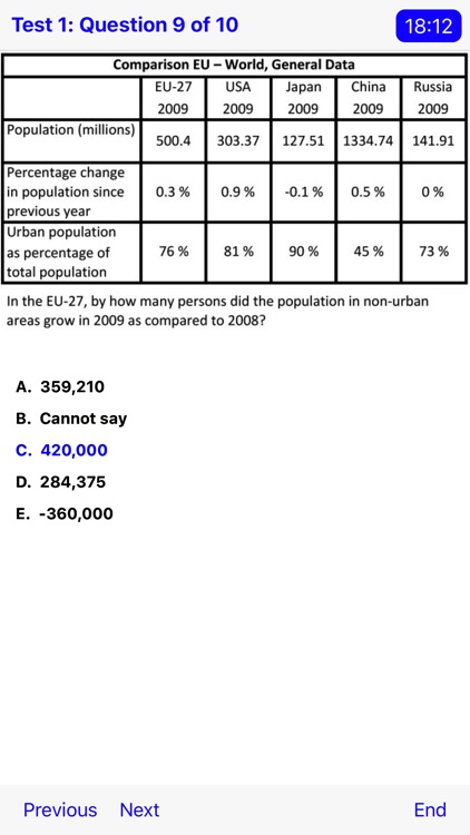 EPSO: Numerical Reasoning Prep
