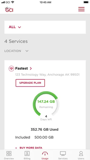 MyGCI screenshot 3