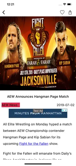 Game screenshot Pro Wrestling News Hub apk