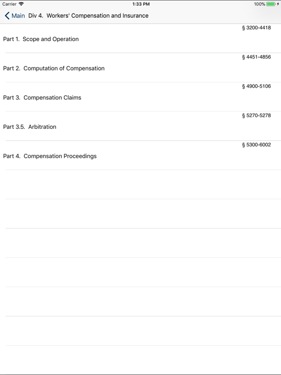 CA Labor Code 2026 iPad screenshot 5 - Reference app