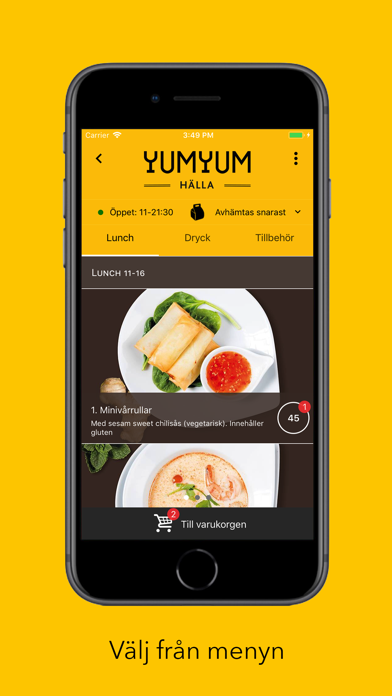 YumYum Restaurang Screenshot