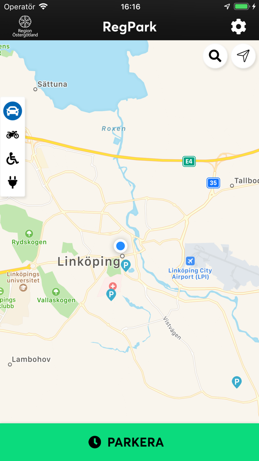 #1. RegPark (iOS) 由: Landstinget i Ostergotland