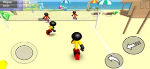 Stickman Beach Volleyball screenshot #3 for iPhone