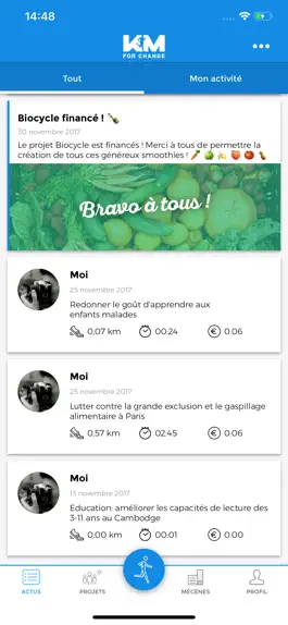 Game screenshot Km for Change - Challenge apk