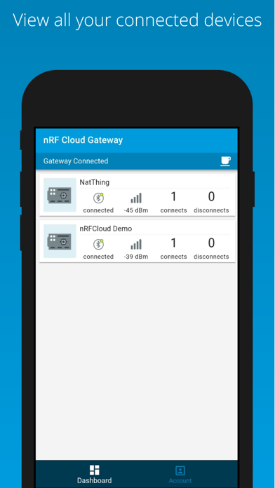 Screenshot #1 pour nRF Cloud Gateway