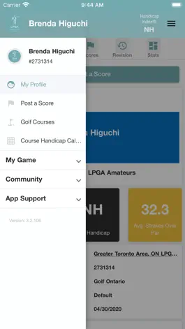 Game screenshot LPGA Amateurs Handicap Service hack