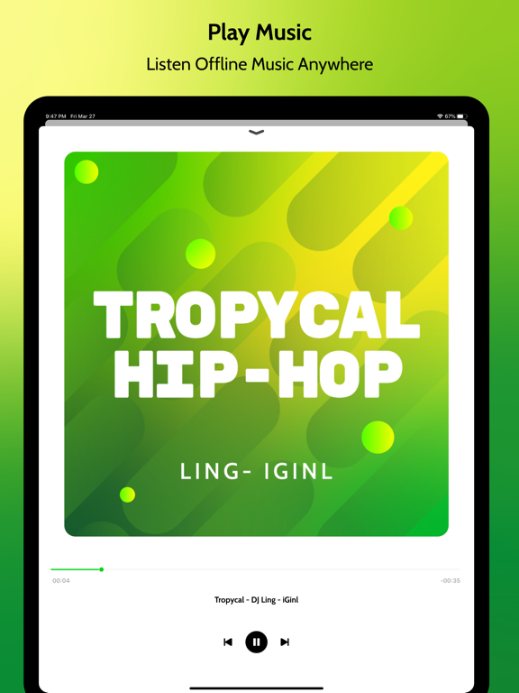 Cloud Music - Player Offline iPad screenshot 4 - Music app