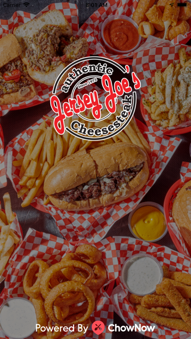 Jersey Joe's Cheesesteak app screenshot