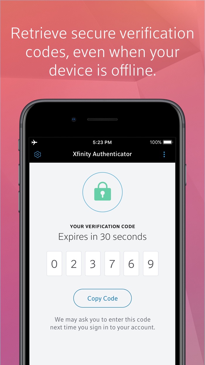 Xfinity Authenticator