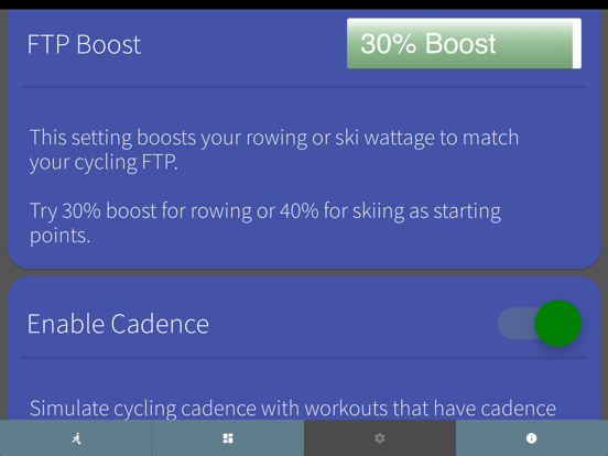RowedBiker iPad screenshot 4 - Health & Fitness app