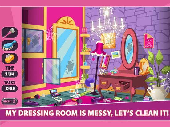 Doll House Cleaning Craft iPad screenshot