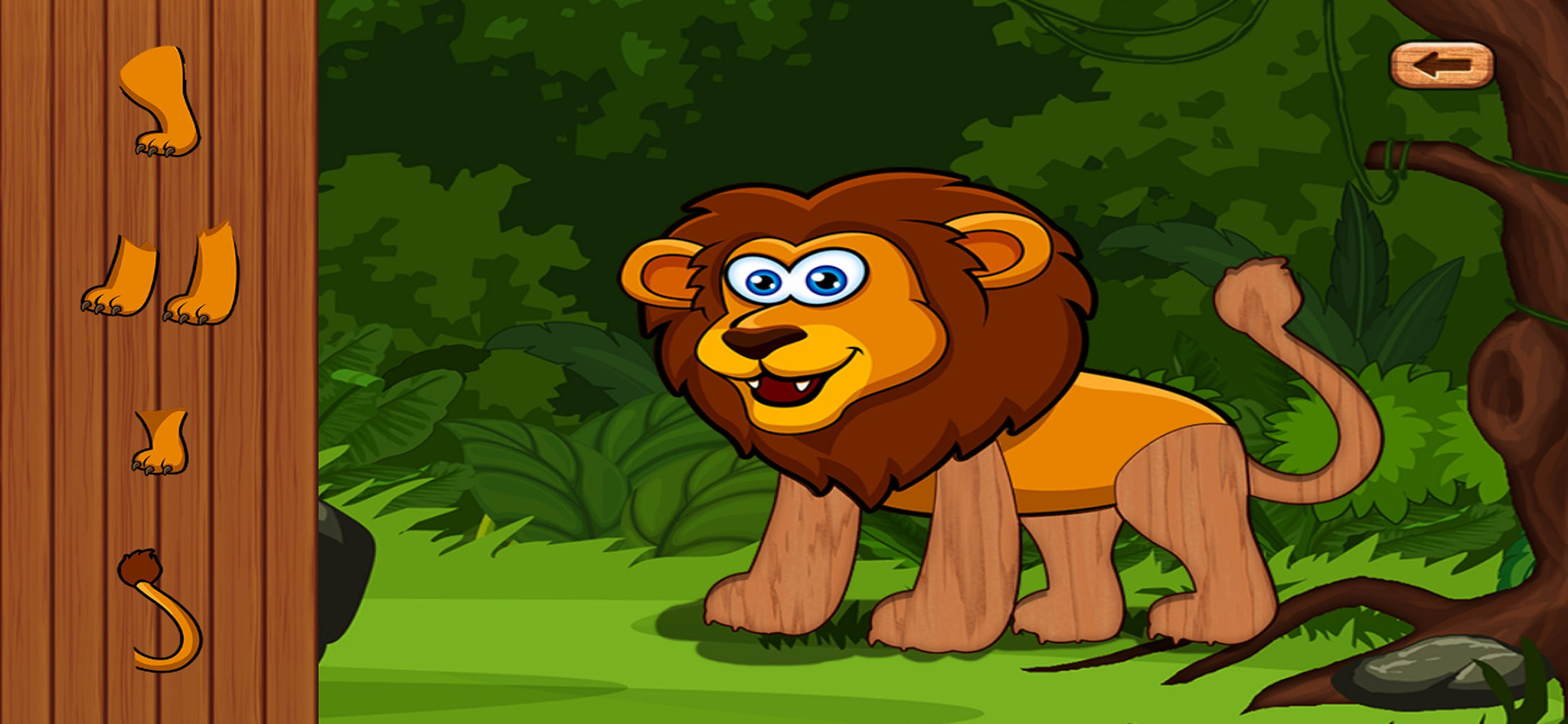 Puzzle kids game for toddlers.