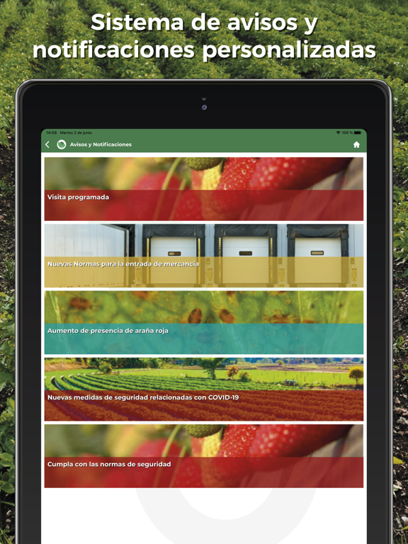 ECN Agro iPad screenshot