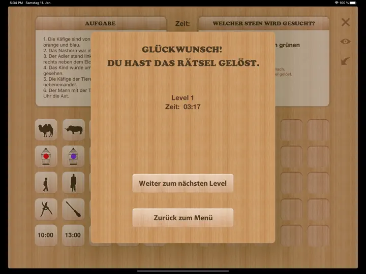 Screenshot von Wer War Es? - Das Logik-Puzzle auf dem iPhone 2