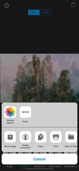 ‎Watercolorizer-photo artist Screenshot