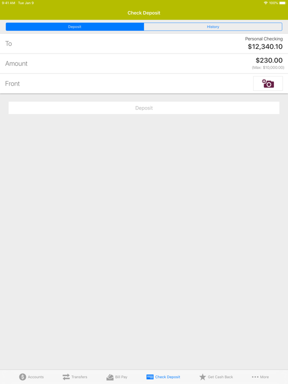 Jovia Financial Credit Union iPad screenshot 7 - Finance app