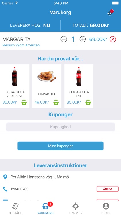Domino's Pizza Sweden screenshot-3