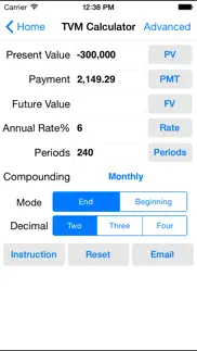 ez financial calculators pro iphone screenshot 3