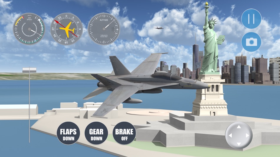 #2. New York Flight Simulator (iOS) 由: Tri One Games