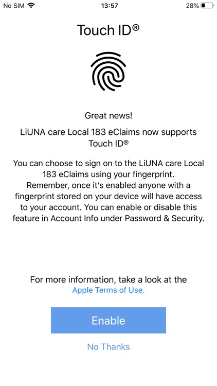 LiUNA care Local 183 eClaims