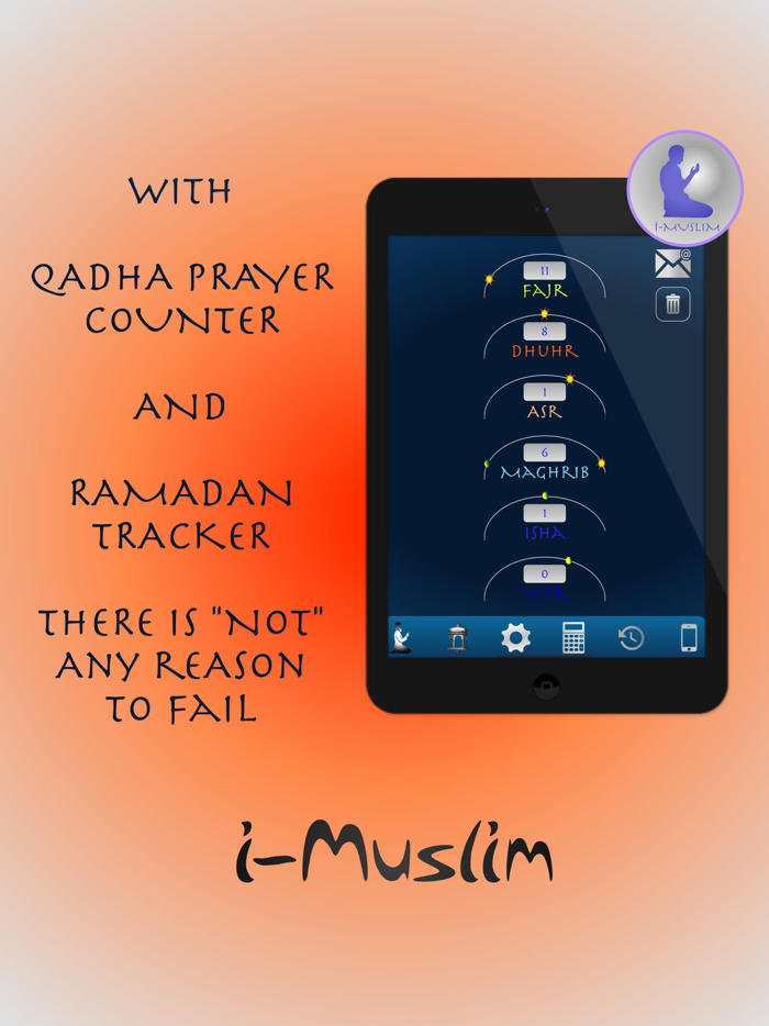 قضاء - Qadha Prayer Counter