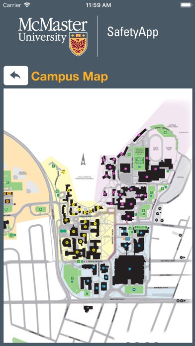 McMaster SafetyApp Screenshot