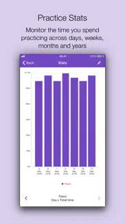 music practice log - tracker iphone screenshot 4